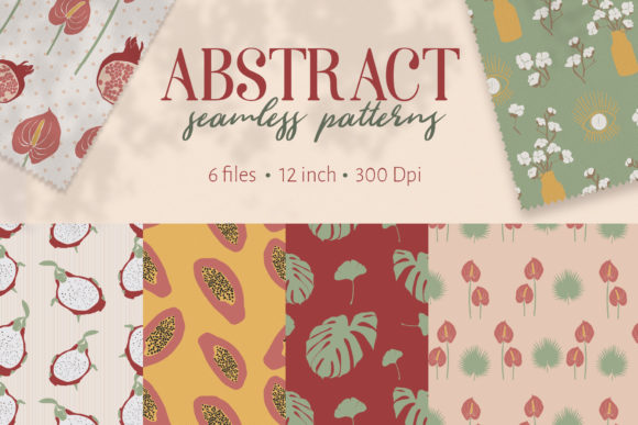 Abstract Seamless Patterns Modern Design