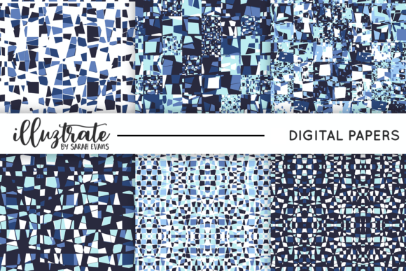 Blue Seamless Vector Patterns: A Strategic Tool for Creative and Practical Design