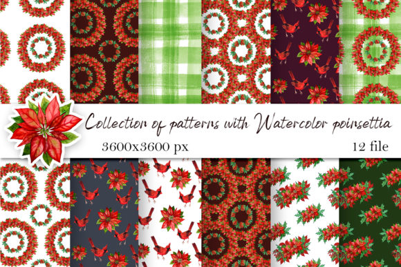 Collection of Patterns with Poinsettia: A Guide to Choosing and Using the Right Digital Assets