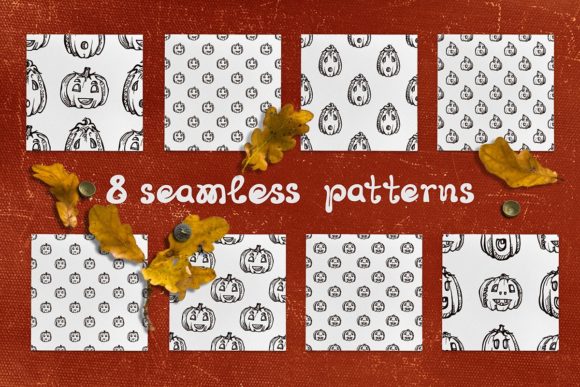 Halloween Patterns with Jack-o-lanterns: A Creative Resource for Designers and Enthusiasts