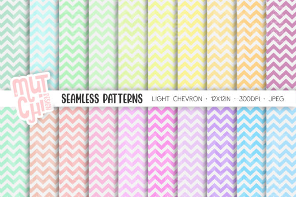Light Pastel Chevron Patterns: A Versatile Resource for Creative Projects
